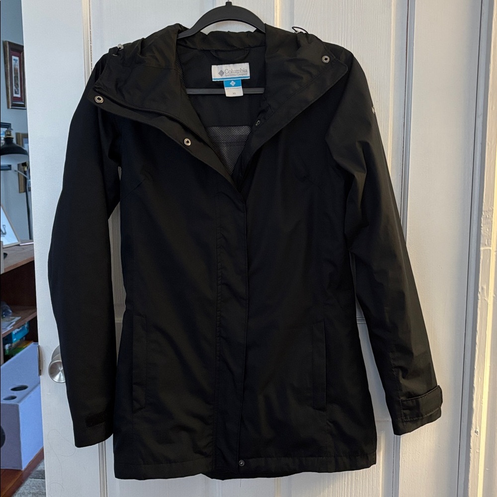 Columbia Black Rain Jacket